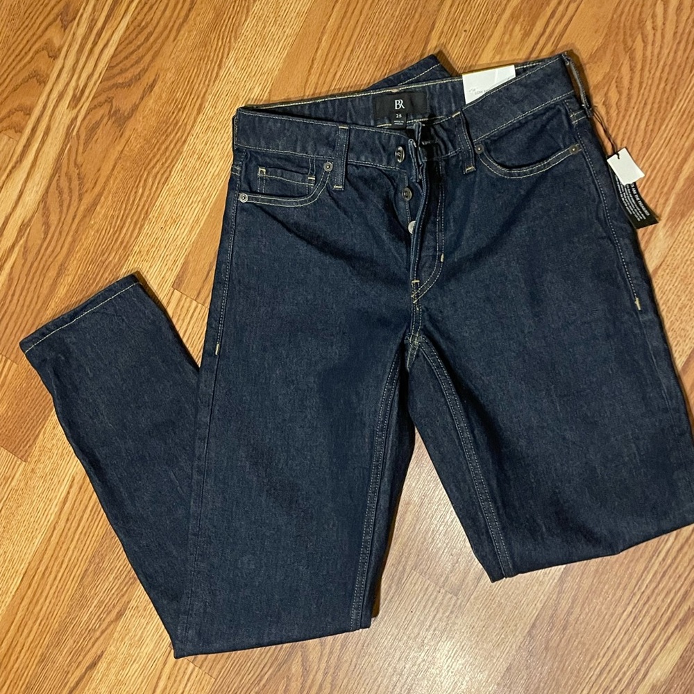 Banana Republic Mid Rise Rigid Straight Jean - Picture 4 of 7